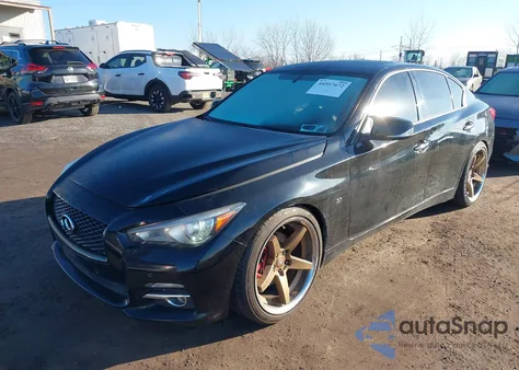 2014 Infiniti Q50 Premium из США, поврежденный, VIN JN1BV7AR9EM691337